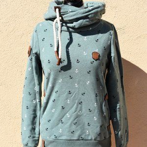 Naketano Women's Anchor Print Sweatshirt Size L